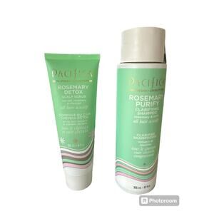Pacifica Shampoo Treatment Scalp Scrub Rosemary Mint Full Sz